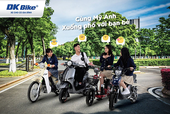 Xe đạp điện DK Bike - xe cho cả gia đình